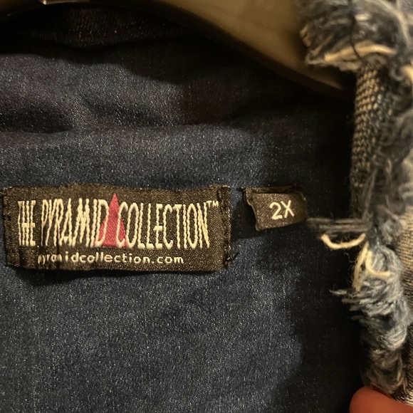 Pyramid Collection Denim Jacket - Picture 2 of 15